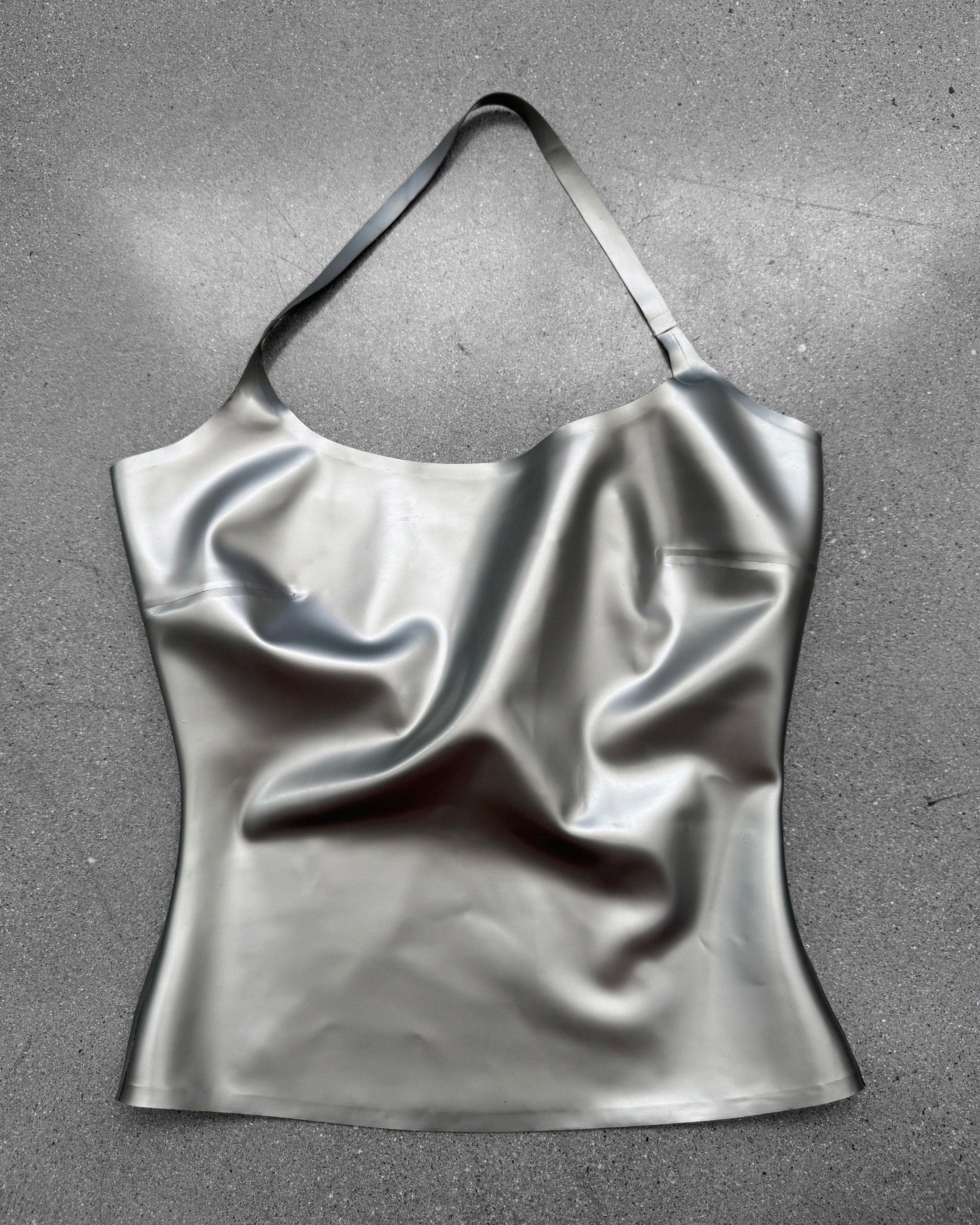 LATEX ESSENTIALS HALTER TOP