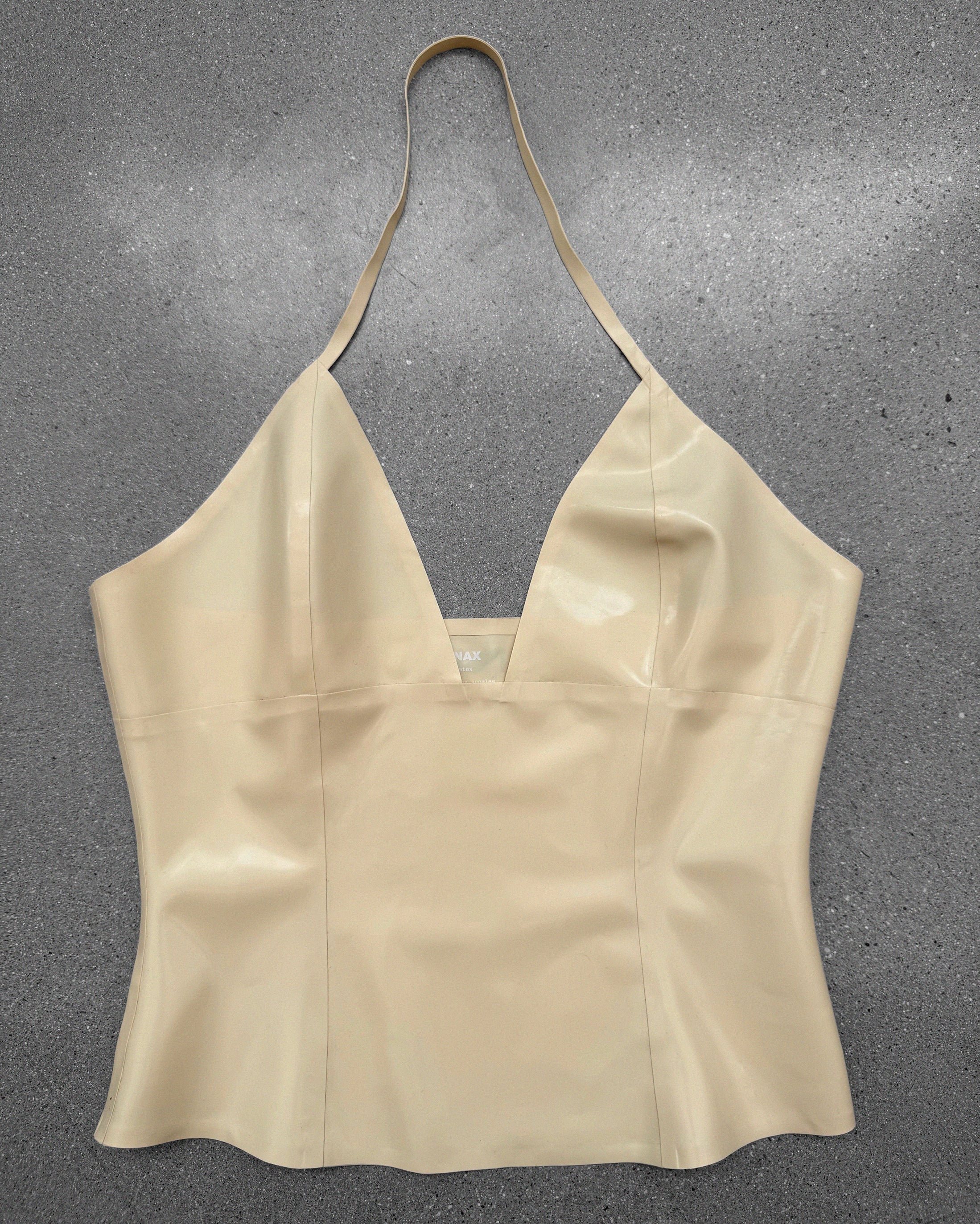 LATEX ESSENTIALS PLUNGE TOP