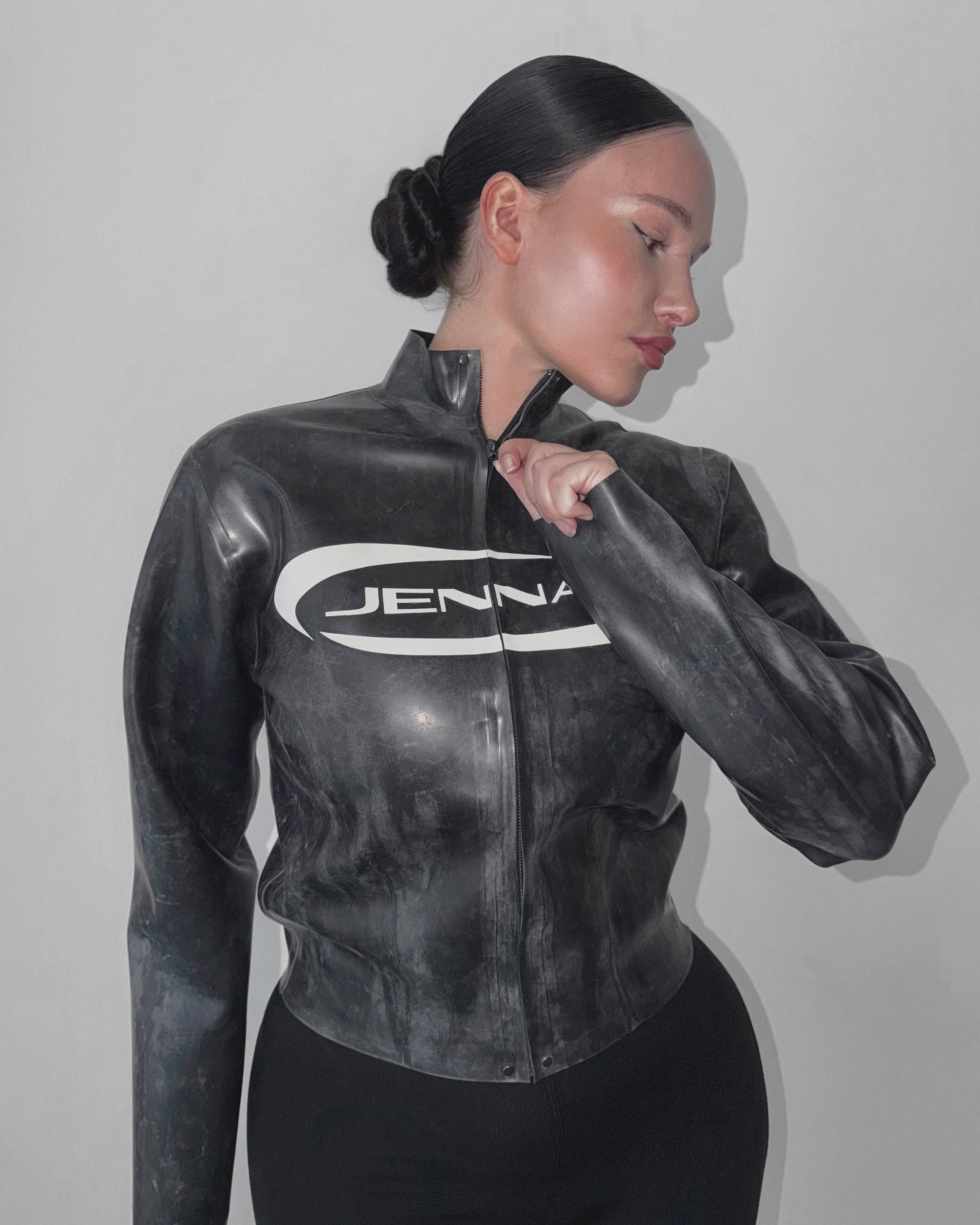 LATEX DUSTED JACKET